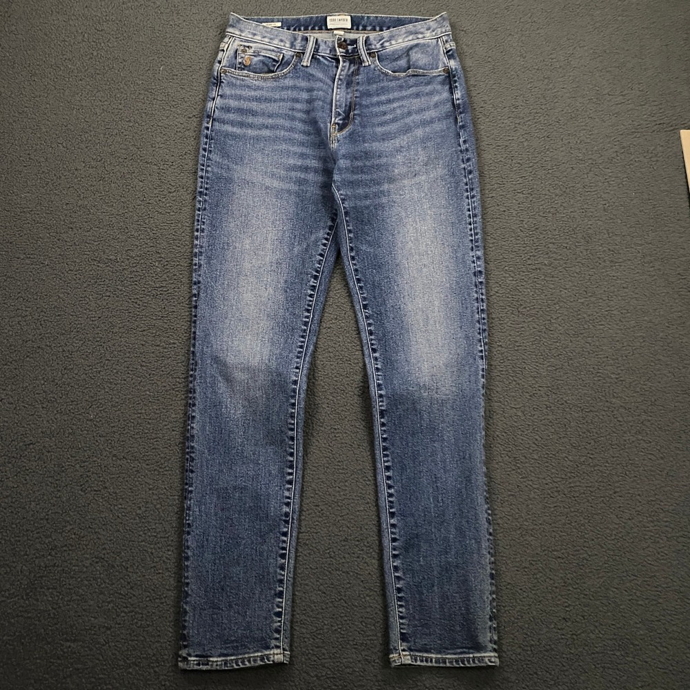 Todd Snyder Skinny Fit Jeans Mens 30x32 Blue Stretch Denim 32-JE999233-BL43